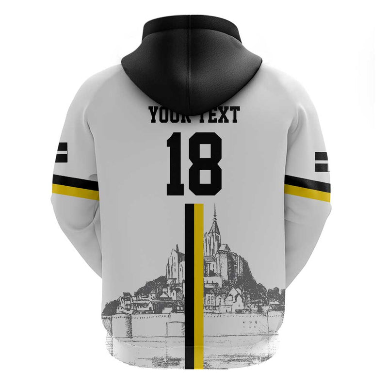 Custom Cornwall Football Mont Saint Michel Hoodie