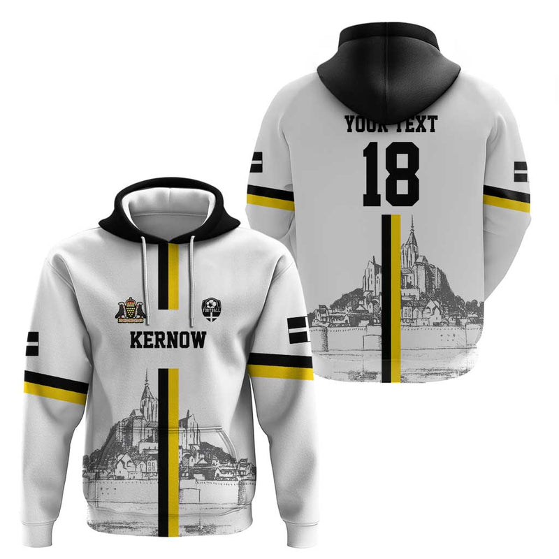 Custom Cornwall Football Mont Saint Michel Hoodie