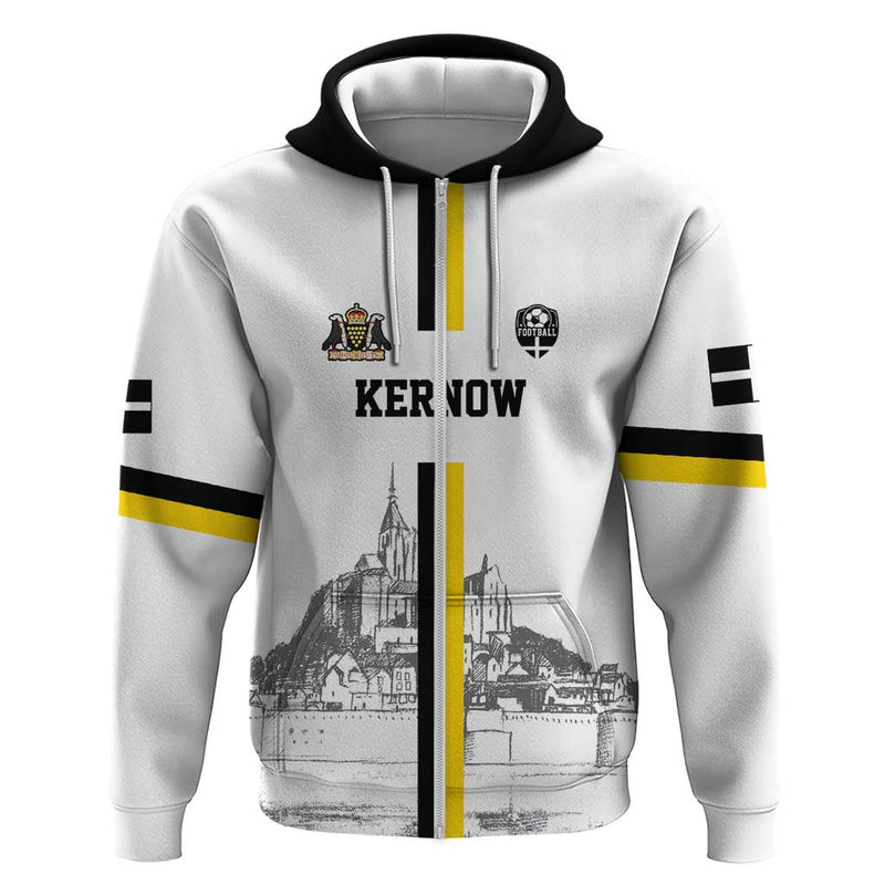 Custom Cornwall Football Mont Saint Michel Hoodie