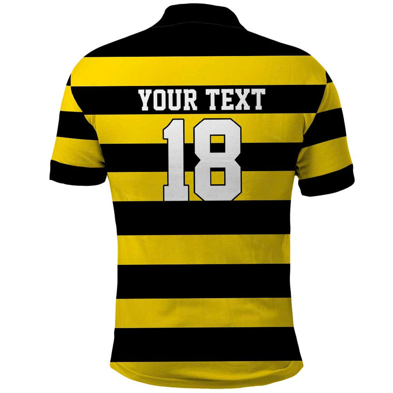 Custom Cornwall Rugby Polo Shirt One and All