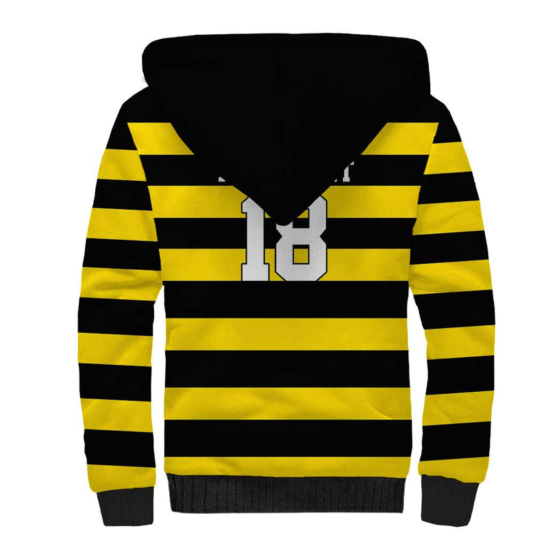 Custom Cornwall Rugby Sherpa Hoodie One and All