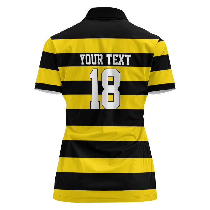 Custom Cornwall Rugby One And All Women Polo Shirt