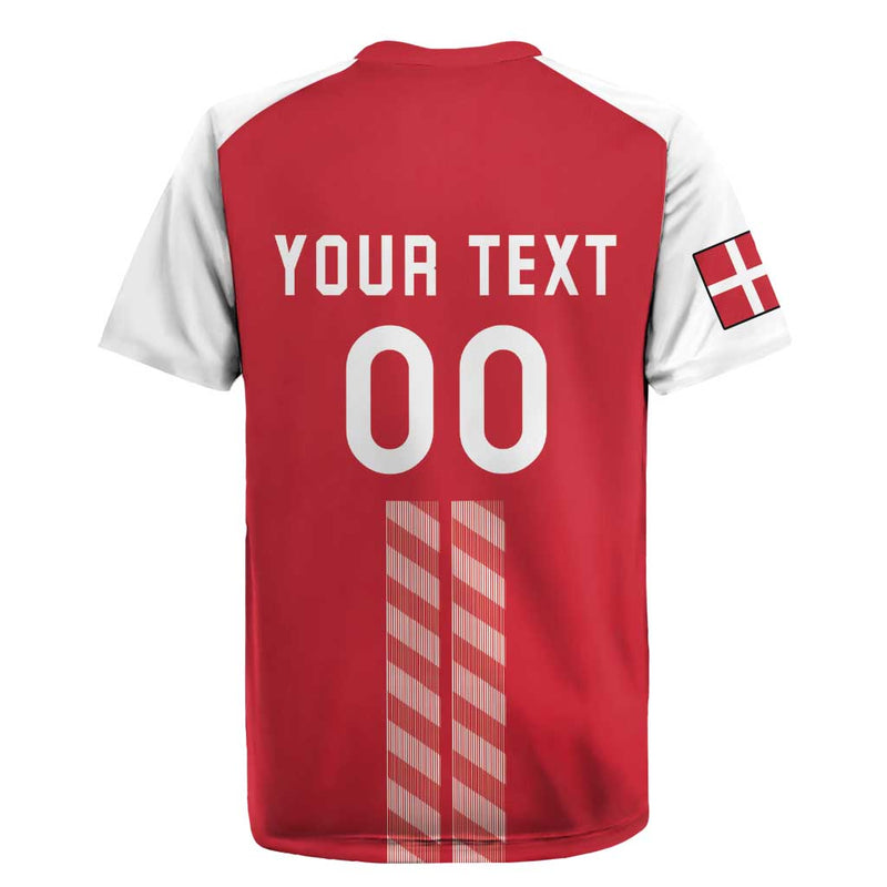 Custom Denmark Football Danish Dynamite Red Version Rugby Jersey