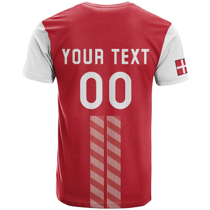 Custom Denmark Football Danish Dynamite Red Version T Shirt