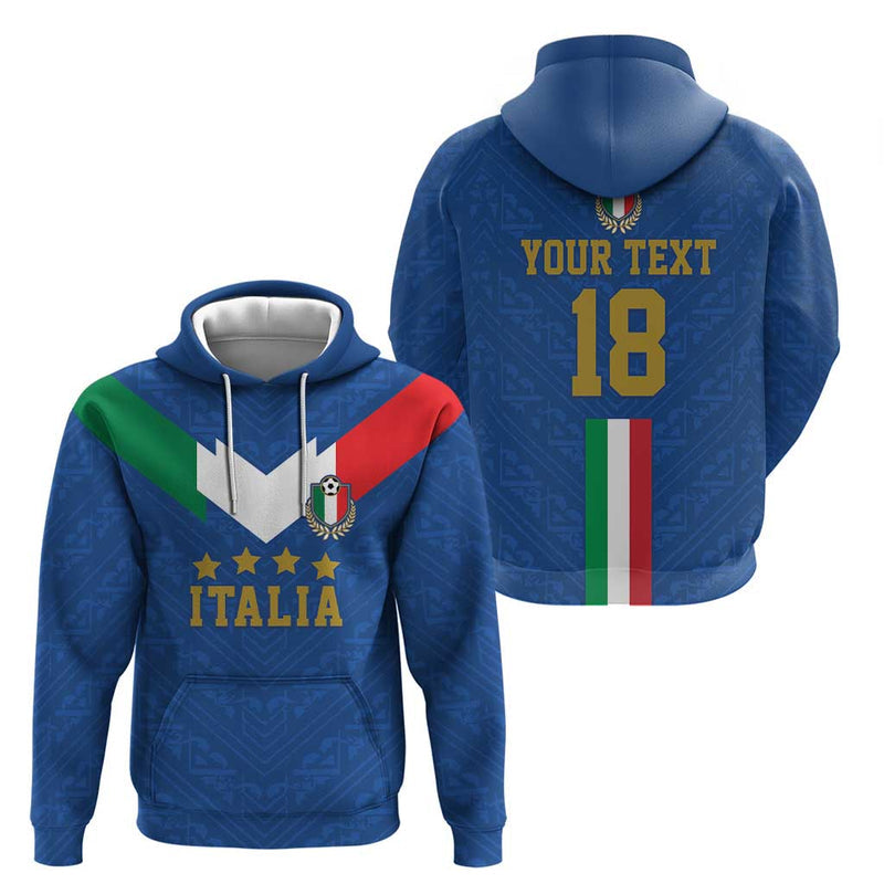 Custom Italy Football Come On Gli Azzurri Hoodie