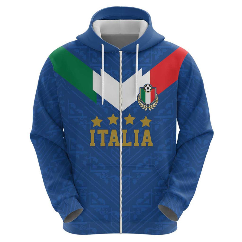 Custom Italy Football Come On Gli Azzurri Hoodie