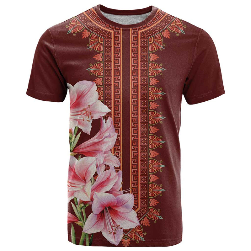Africa Dashiki With Belladonna Lily T Shirt