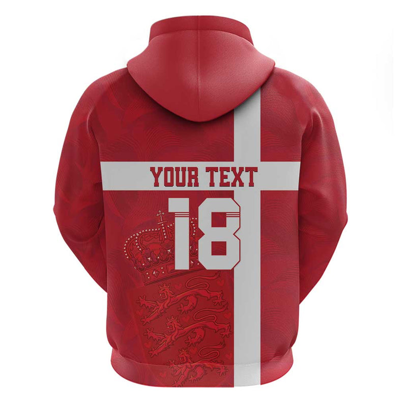 Custom Denmark Football Danish Dynamite Go Champion Hoodie