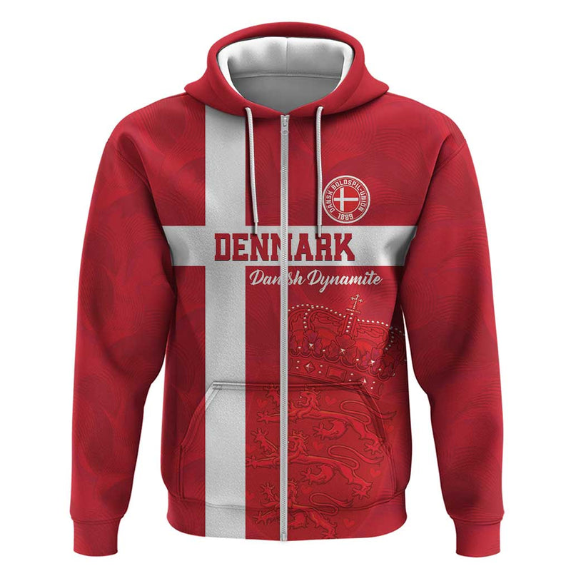 Custom Denmark Football Danish Dynamite Go Champion Hoodie