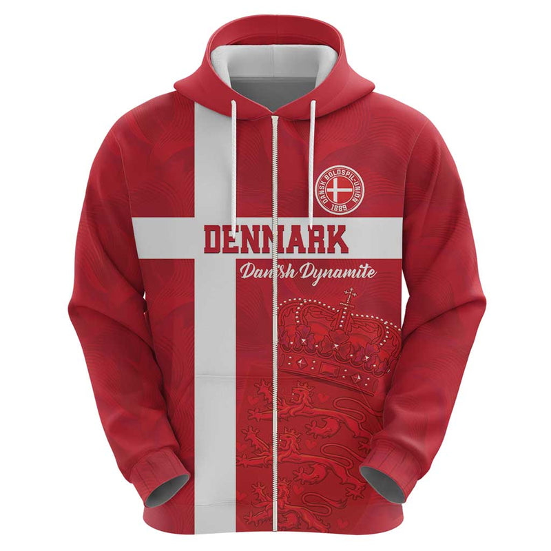 Custom Denmark Football Danish Dynamite Go Champion Hoodie