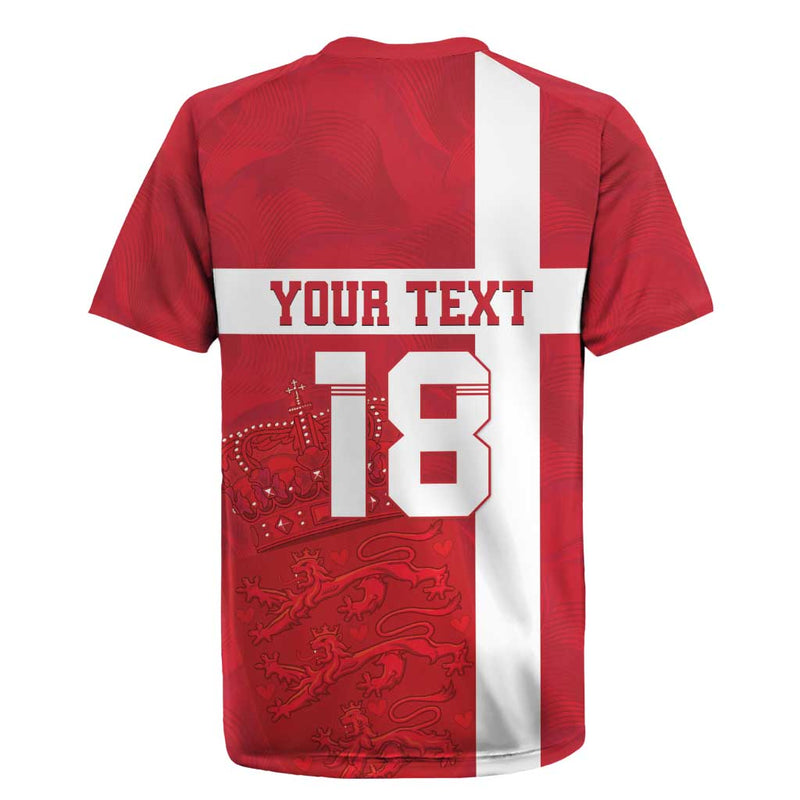 Custom Denmark Football Danish Dynamite Go Champion Rugby Jersey