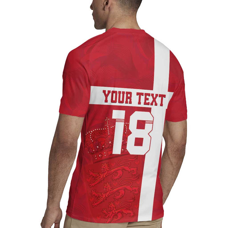 Custom Denmark Football Danish Dynamite Go Champion Rugby Jersey