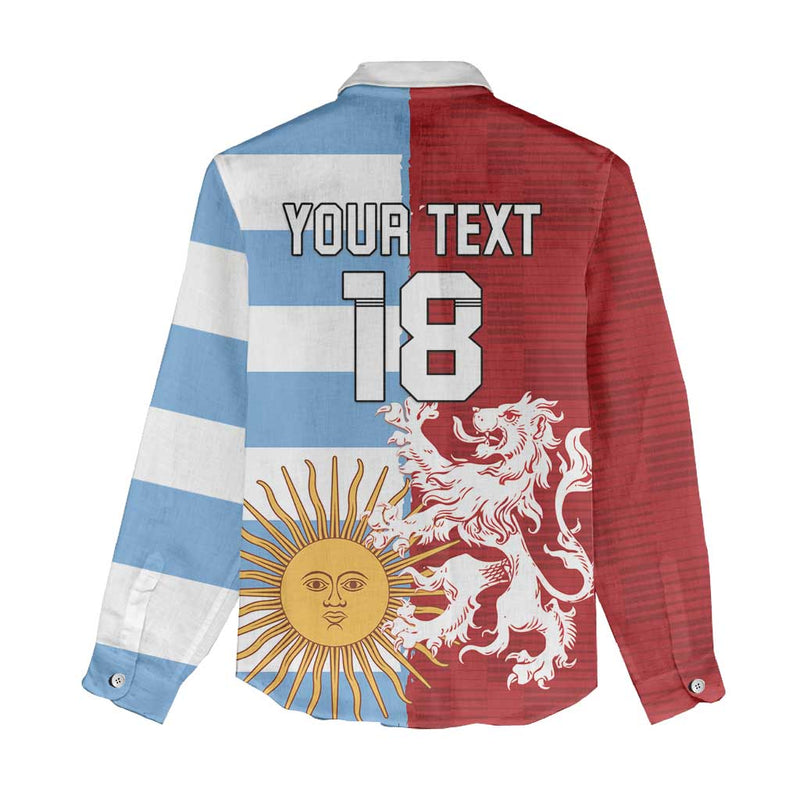 Custom British Lions Argentina Unique Style Women Casual Shirt