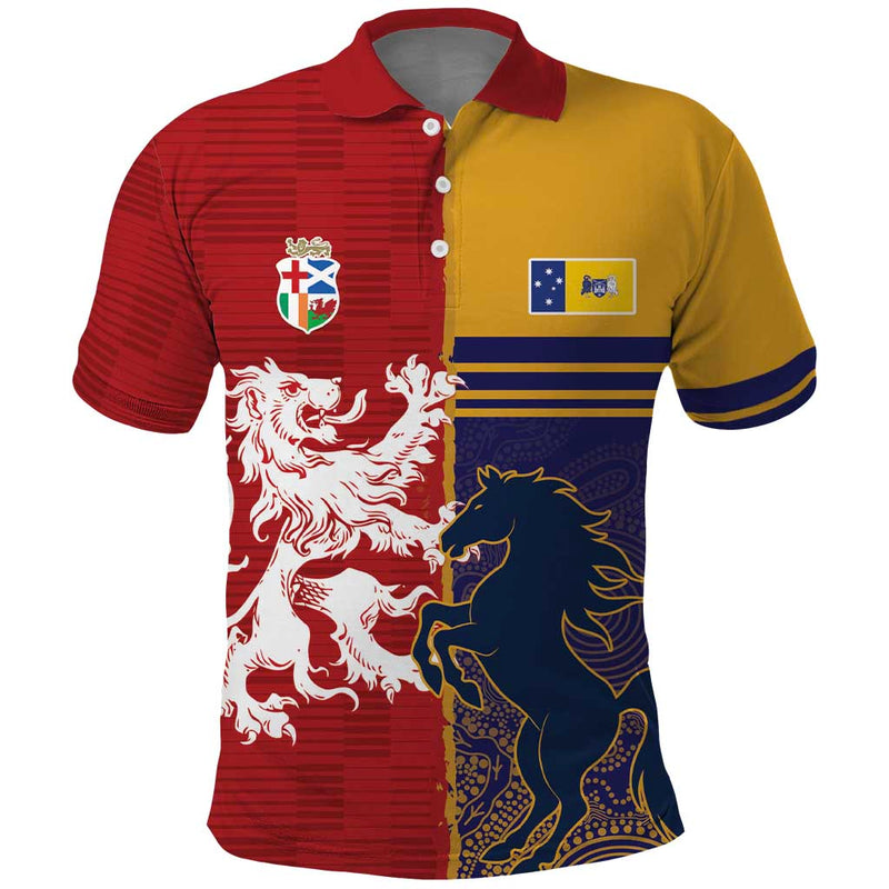 Custom British Lions Queensland Unique Style Polo Shirt