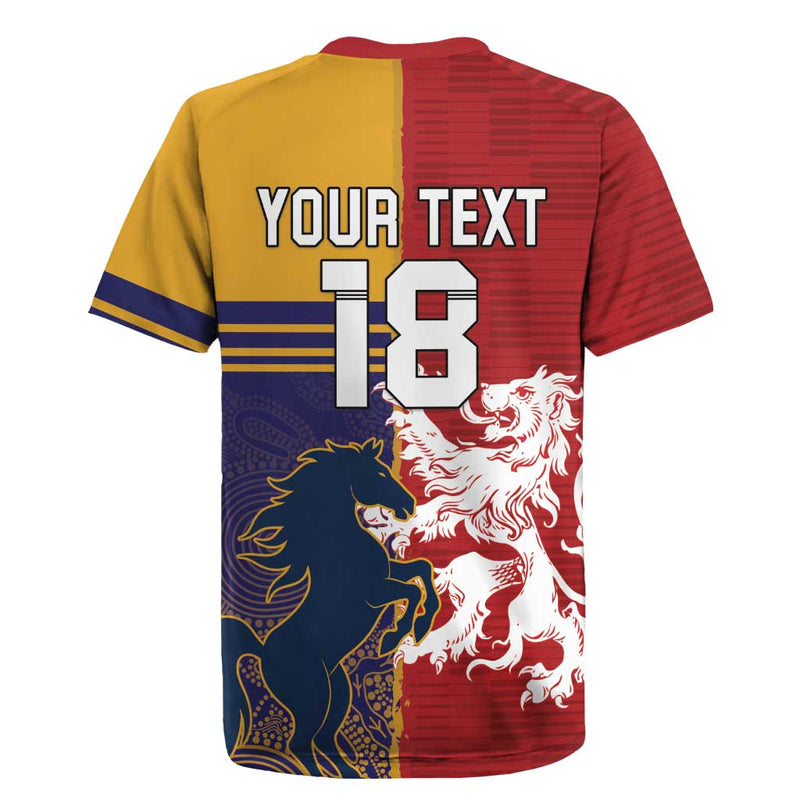 Custom British Lions Queensland Unique Style Rugby Jersey