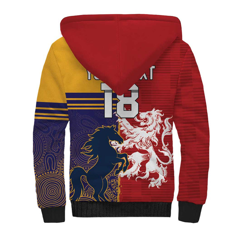 Custom British Lions Queensland Unique Style Sherpa Hoodie