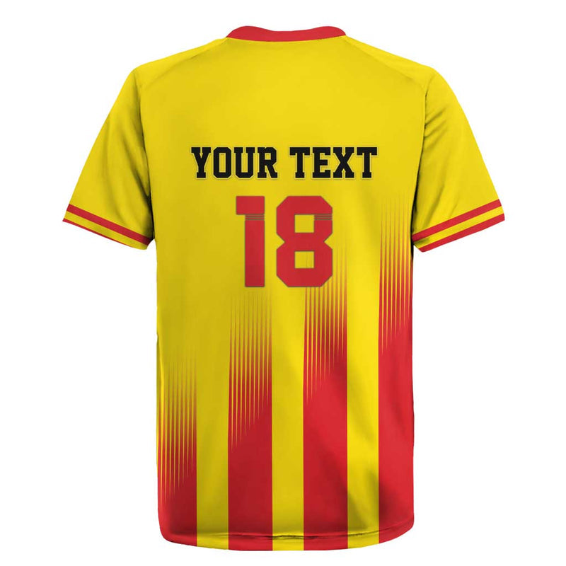 Custom Catalonia Football Seleccio De Futbol De Catalunya Rugby Jersey
