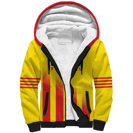 Custom Catalonia Football Seleccio de futbol de Catalunya Sherpa Hoodie