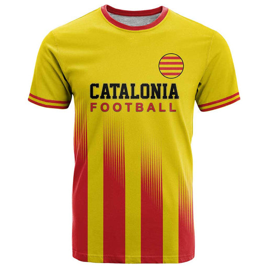 Custom Catalonia Football Seleccio de futbol de Catalunya T Shirt