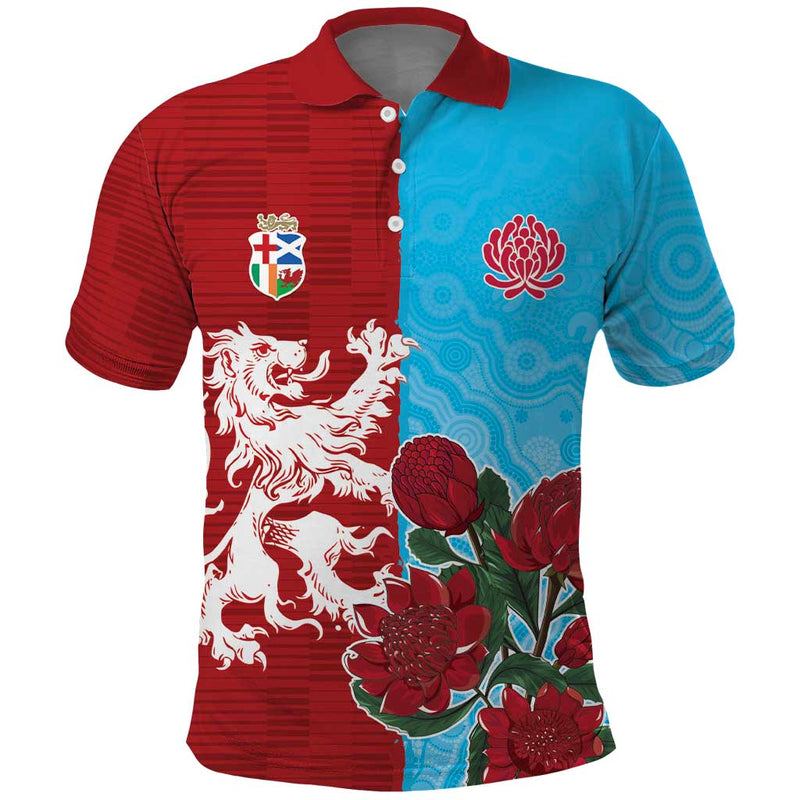 Custom British Lions Waratahs Unique Style Polo Shirt