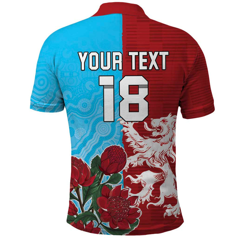 Custom British Lions Waratahs Unique Style Polo Shirt