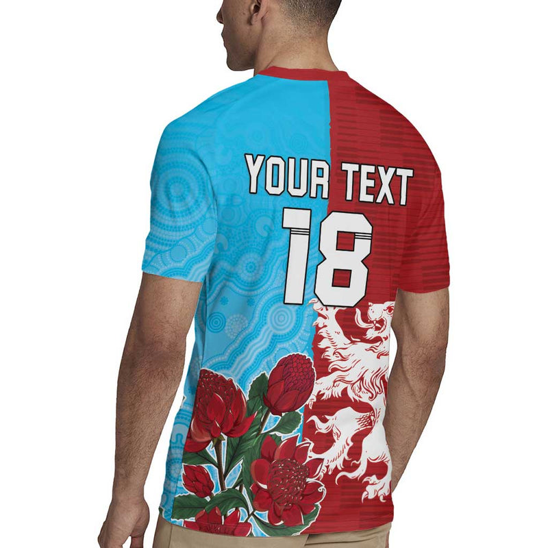 Custom British Lions Waratahs Unique Style Rugby Jersey