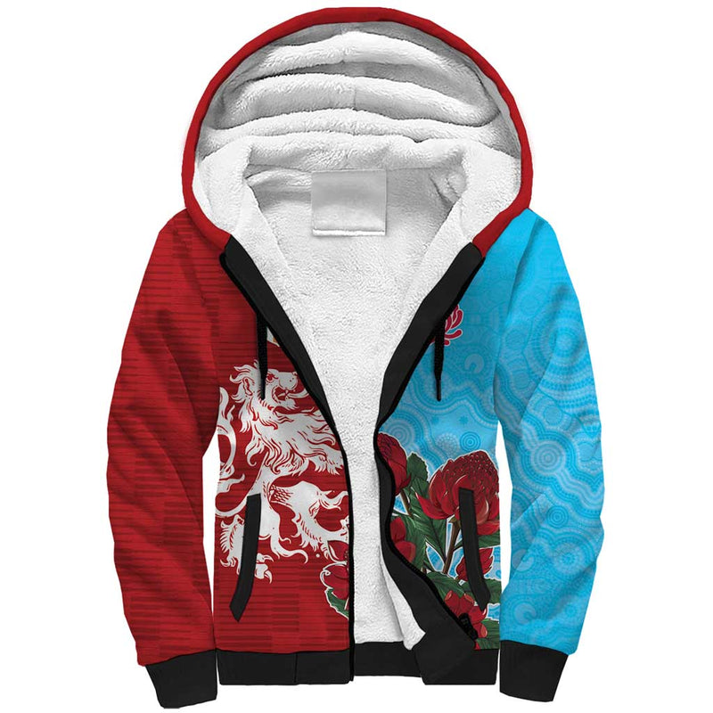 Custom British Lions Waratahs Unique Style Sherpa Hoodie