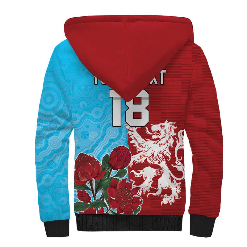 Custom British Lions Waratahs Unique Style Sherpa Hoodie