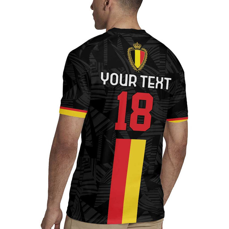 Custom Belgium Football De Rode Duivels Rugby Jersey