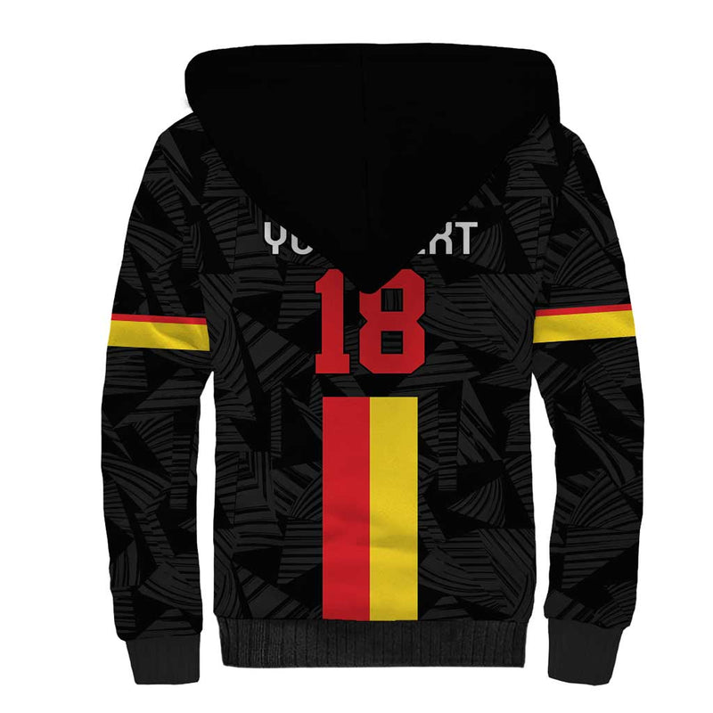 Custom Belgium Football De Rode Duivels Sherpa Hoodie