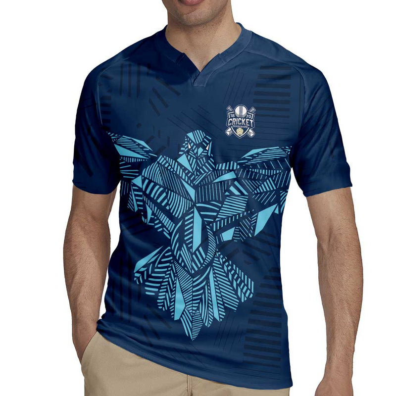 Custom Derbyshire Cricket Spirit Derbyshire Falcons Sporty Style Rugby Jersey