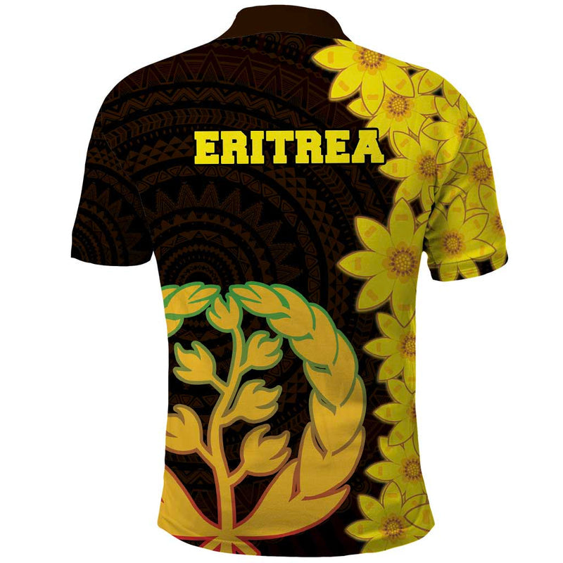 Enkutatash Eritrea New Year With Coat Of Arms Polo Shirt