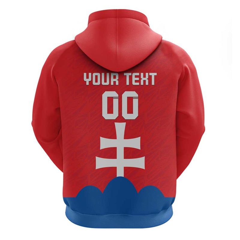 Custom Slovakia Football Come On Sokoli Hoodie