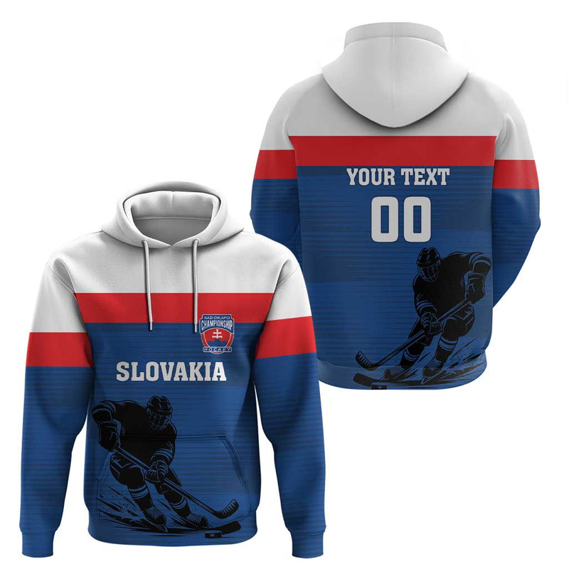 Custom Slovakia Hockey Go Nasi Chlapci Hoodie