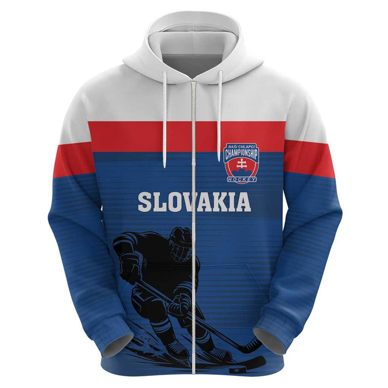 Custom Slovakia Hockey Go Nasi Chlapci Hoodie
