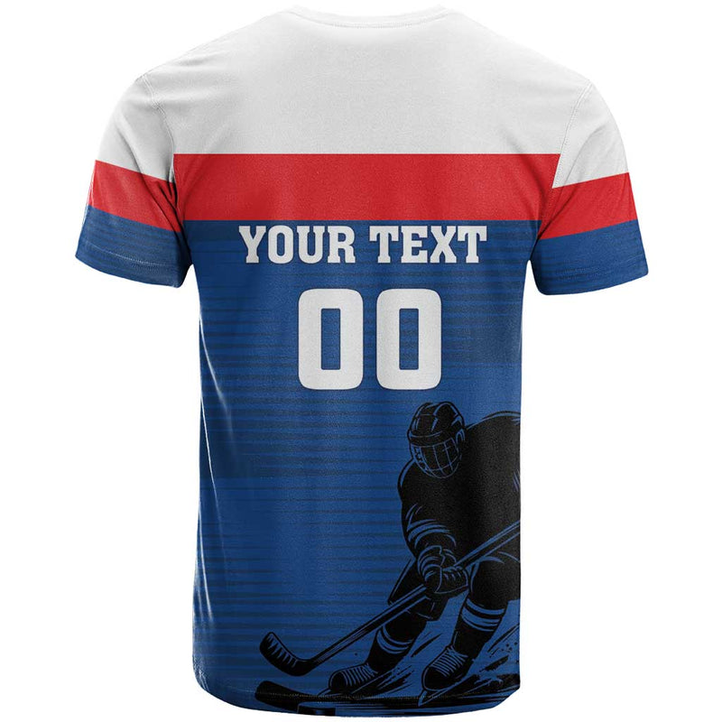 Custom Slovakia Hockey Go Nasi Chlapci T Shirt