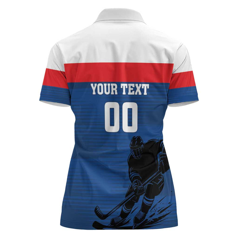 Custom Slovakia Hockey Go Nasi Chlapci Women Polo Shirt