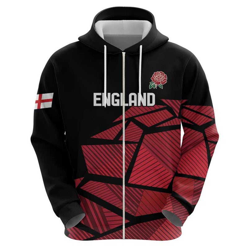 England Rugby Custom Red Roses Go Champion Hoodie