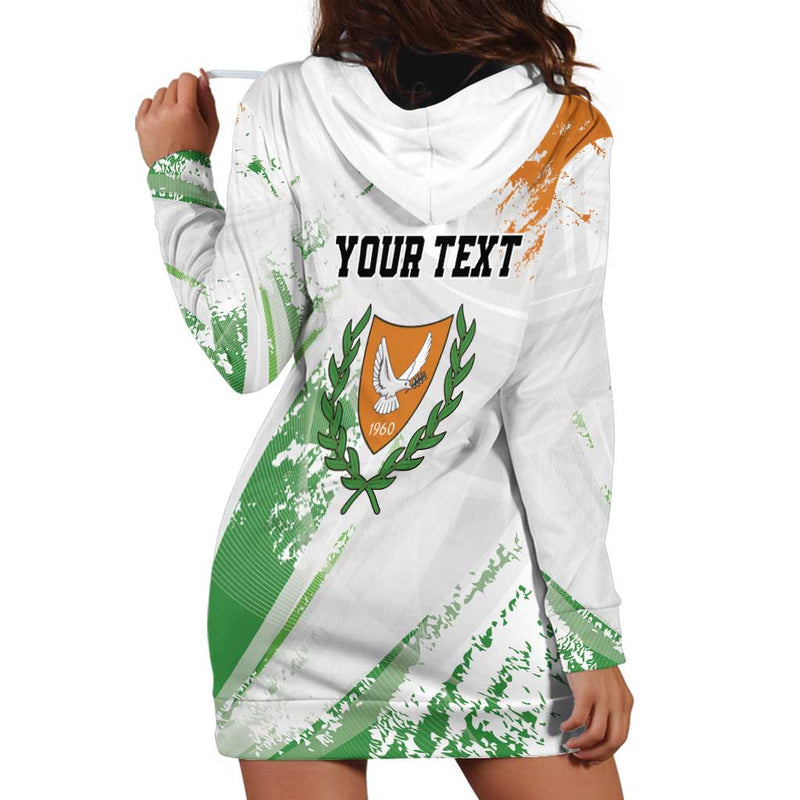 Custom Cyprus Sporty Style Hoodie Dress