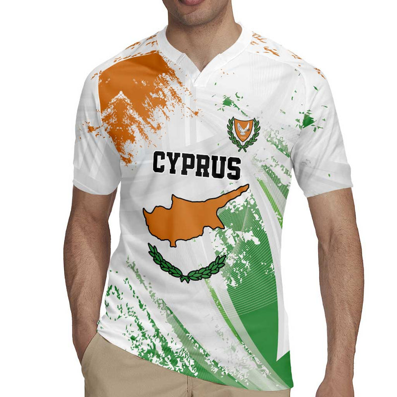 Custom Cyprus Sporty Style Rugby Jersey