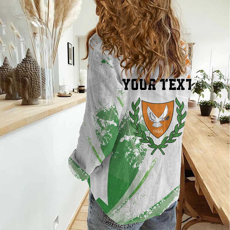 Custom Cyprus Women Casual Shirt Sporty Style
