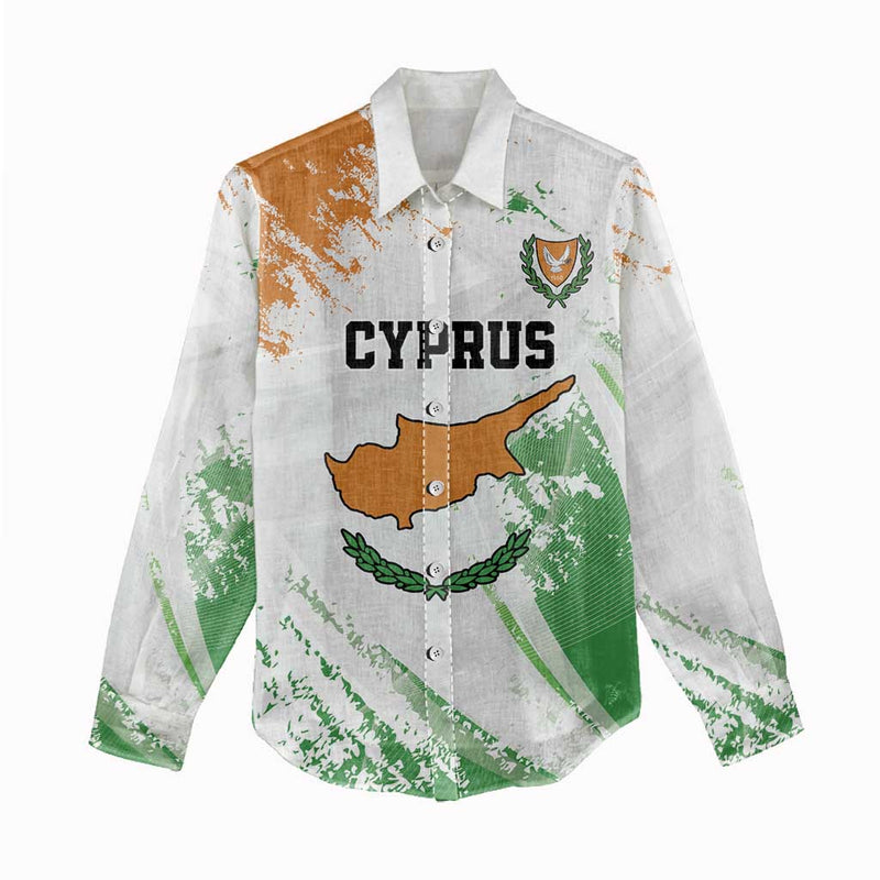 Custom Cyprus Women Casual Shirt Sporty Style