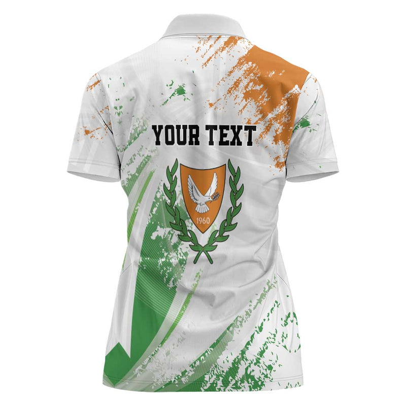 Custom Cyprus Women Polo Shirt Sporty Style