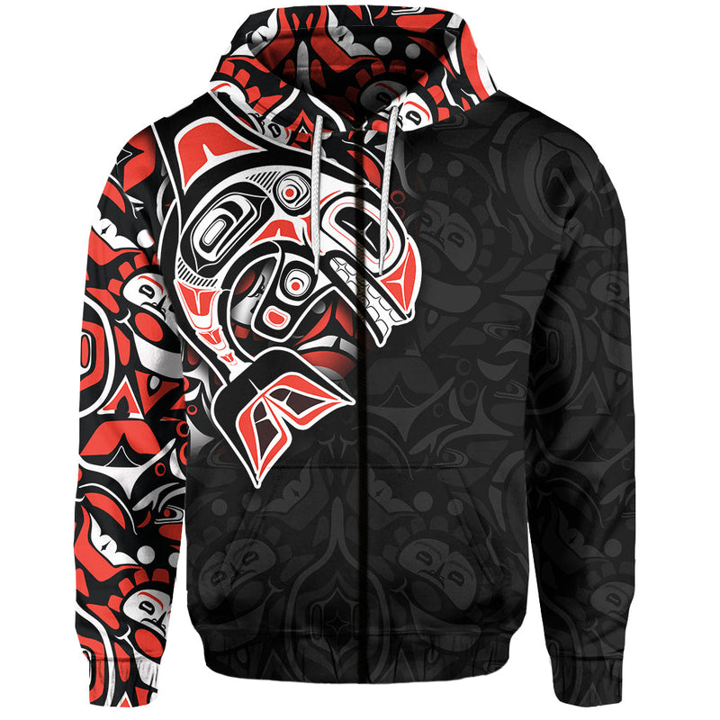 Custom Canada Haida Killer Whale Hoodie