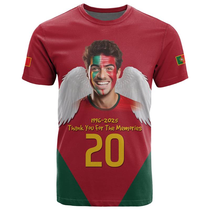 Custom Photo Portuguese Footballer 1996-2025 Thank You For The Memories T Shirt