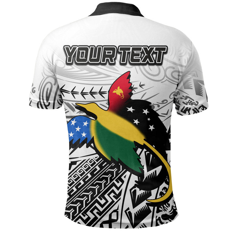 Custom Papua New Guinea Solomon Islands Polo Shirt