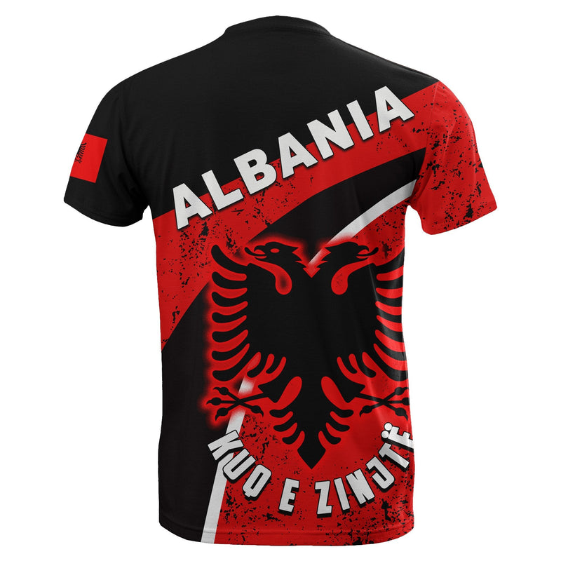 Albania Kuq E Zinjt Football T Shirt