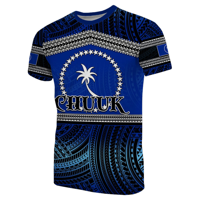 Custom Chuuk Polynesian Patterns T Shirt