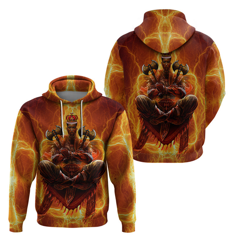 African Orisha Shango God Zip Hoodie