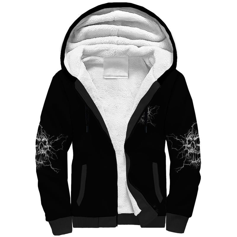 Even The Devil On My Shoulder Sherpa Hoodie